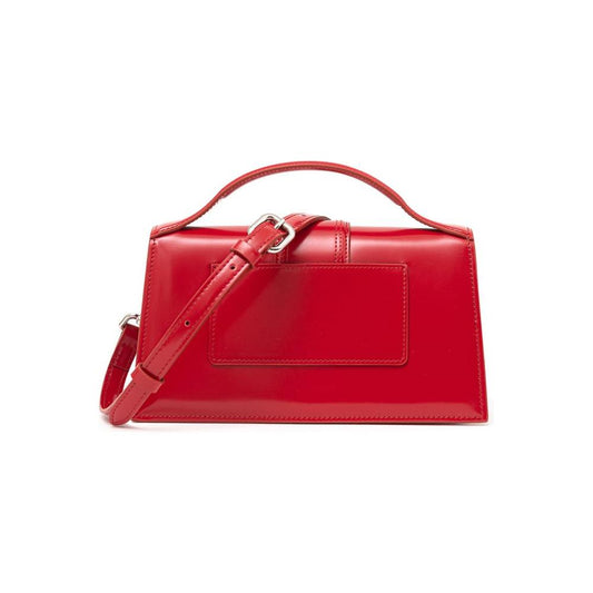 Jacquemus Red Leather Shoulder Bag Jacquemus Firebrick