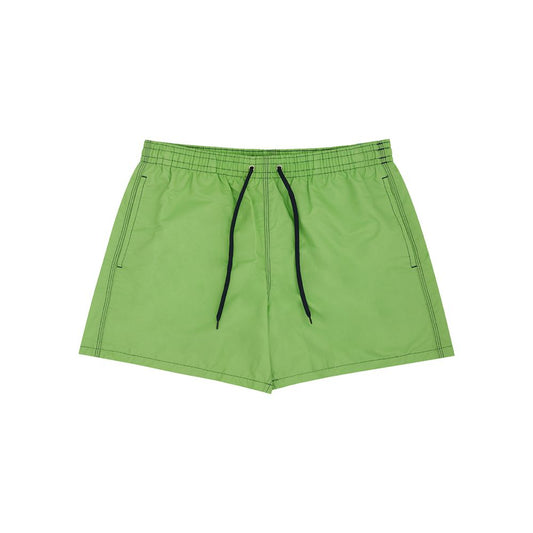 Malo Green Polyester Swim Shorts Malo
