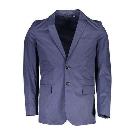 Gant Blue Cotton Men's Jacket Gant