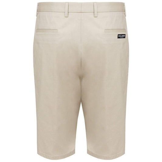 Dolce & Gabbana Beige Cotton Short