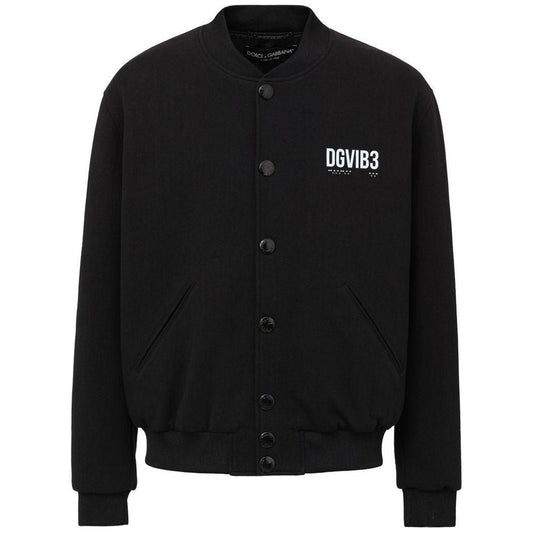 Dolce & Gabbana Black Viscose Jacket