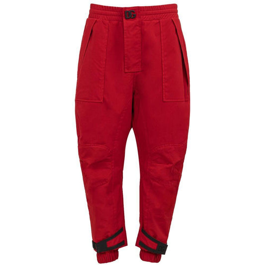 Dolce & Gabbana Red Polyamide Jeans & Pant 1728,67397976224,Clothing,Dolce & Gabbana,IT48 | M,Jeans & Pants - Men - Clothing,Men,Men - Clothing,New with tags,Red Dolce & Gabbana DO-8356665-IT48 | M