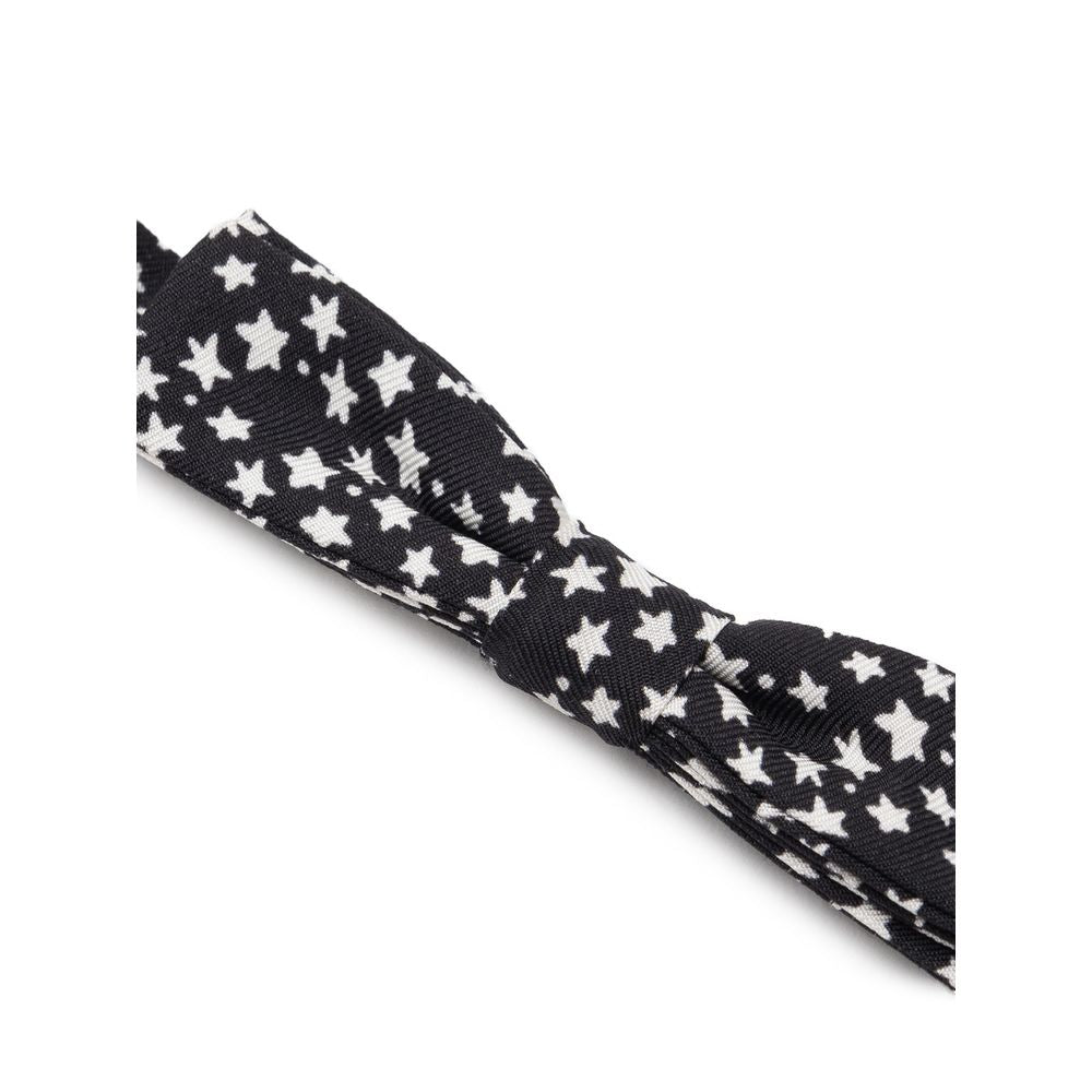 Dolce & Gabbana Black Silk Bowtie