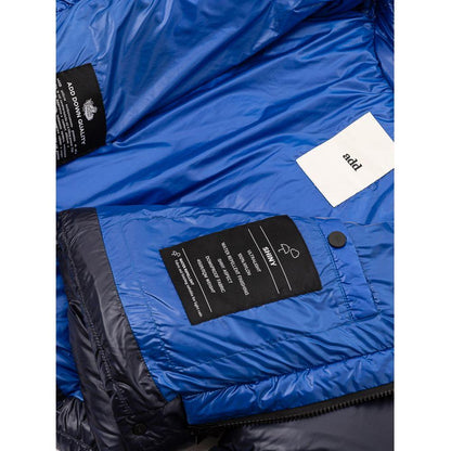 Add Blue Polyamide Full-Length Jacket Add