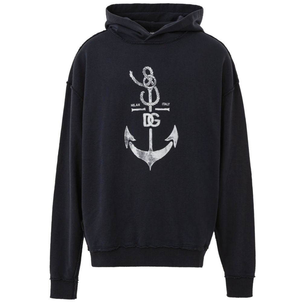 Dolce & Gabbana Blue Cotton Sweatshirt
