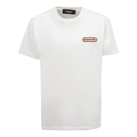 Dsquared² White Cotton T-Shirt Dsquared²