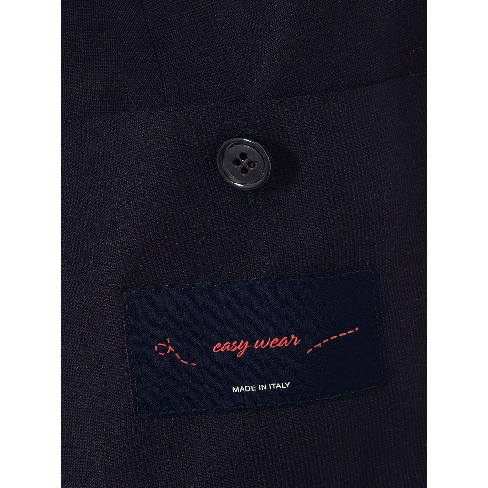 Lardini Blue Cotton Blazer