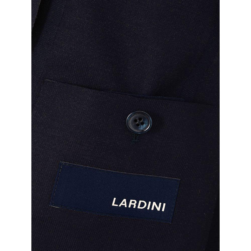 Lardini Blue Cotton Blazer Lardini