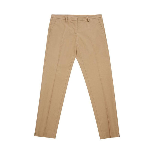Lardini Brown Cotton Chino Pants Lardini
