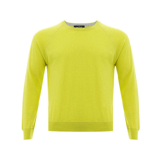 Gran Sasso Yellow Cotton Sweatshirt