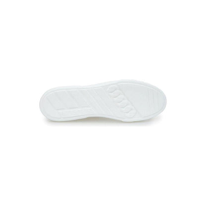 Casadei White Leather Athletic Sneakers Casadei