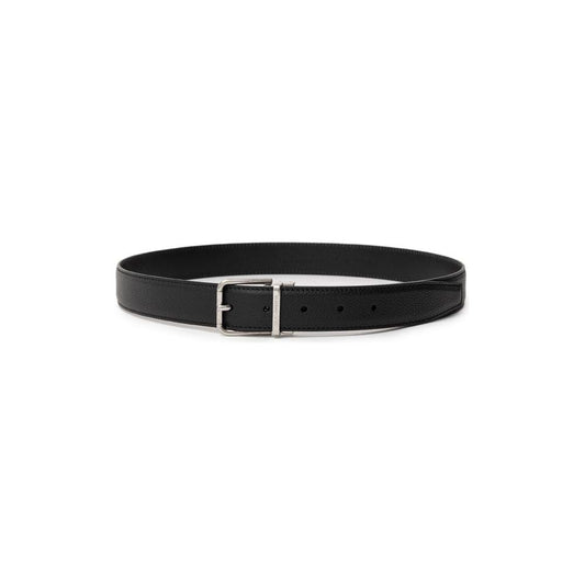 Dolce & Gabbana Black Leather Belt