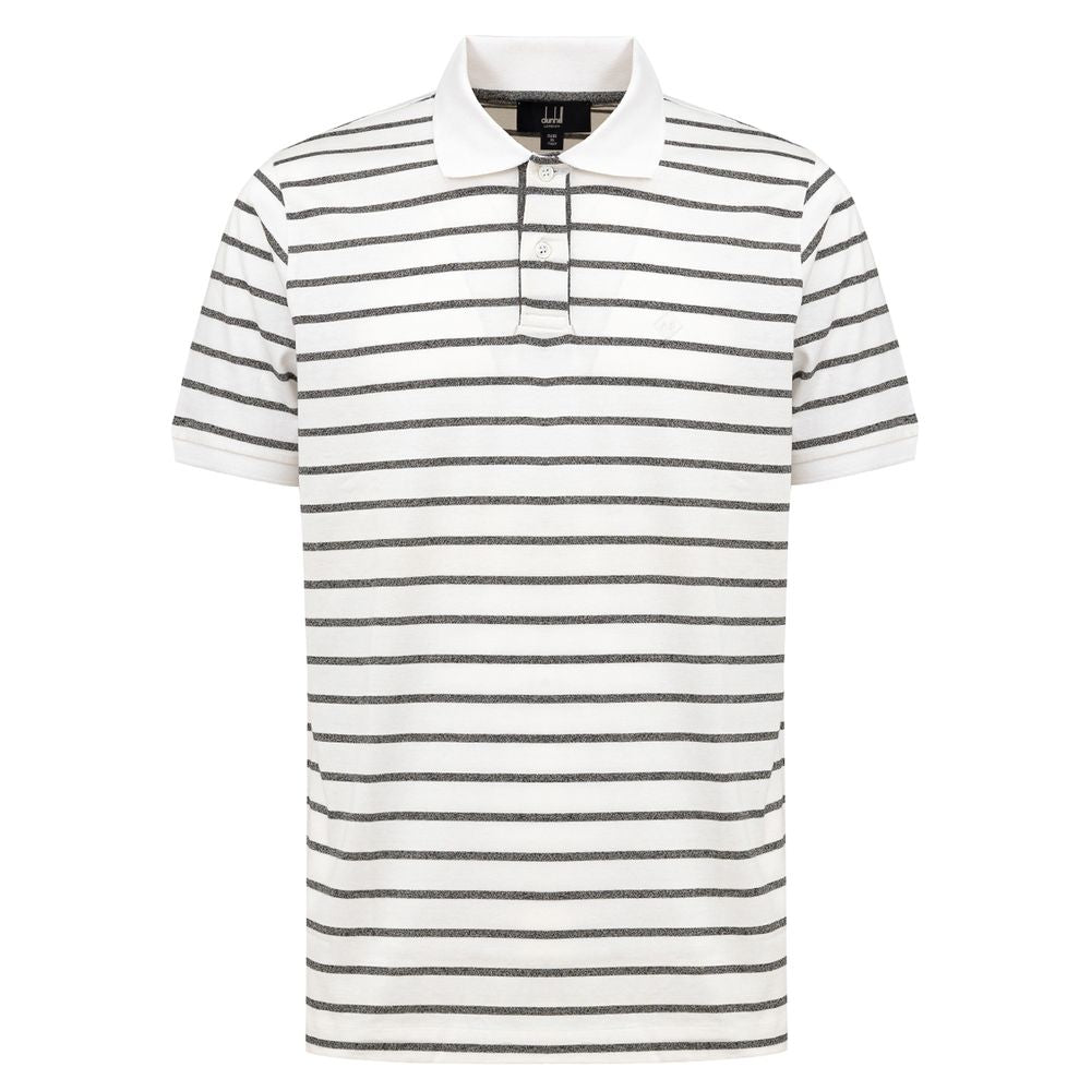 Dunhill White Cotton Polo Shirt Dunhill