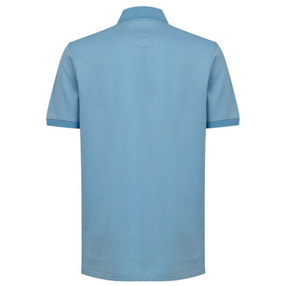 Dunhill Blue Cotton Polo Shirt Dunhill