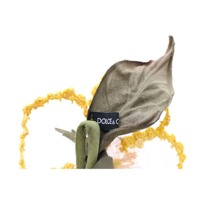 Dolce & Gabbana Floral Transparent HANDMADE Brooch Brooch