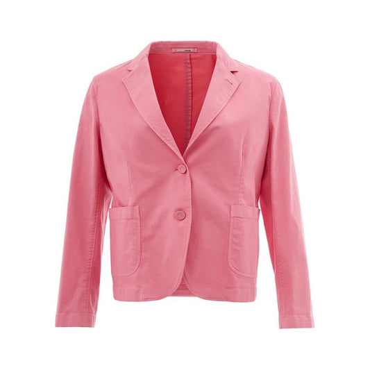 Lardini Pink Cotton Blazer Lardini