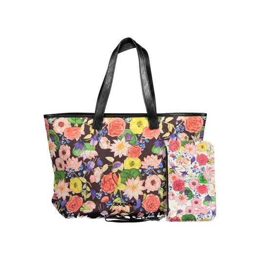 Desigual Black Polyethylene Women Handbag Desigual Rosy Brown