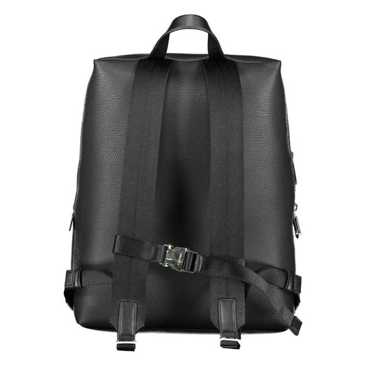 Calvin Klein Black Polyester Men Backpack Calvin Klein Dark Slate Gray