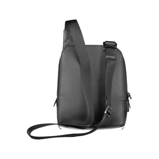 Calvin Klein Black Polyester Men Shoulder Bag Calvin Klein Dark Slate Gray