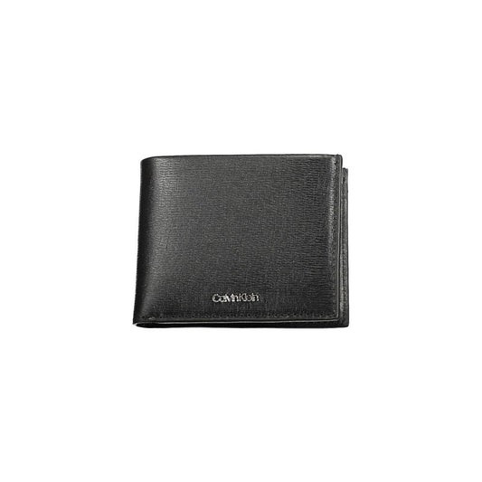 Calvin Klein Black Polyester Men Wallet Calvin Klein Dark Slate Gray