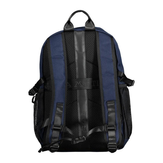 La Martina Blue Polyester Men Backpack La Martina Dark Slate Gray