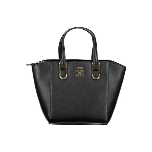 Tommy Hilfiger Black Polyethylene Handbag Tommy Hilfiger Dark Slate Gray