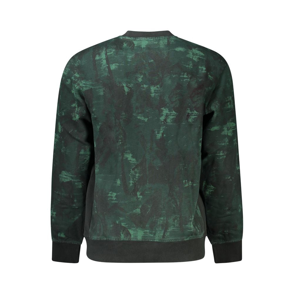 Hugo Boss Green Cotton Men's Sweatshirt