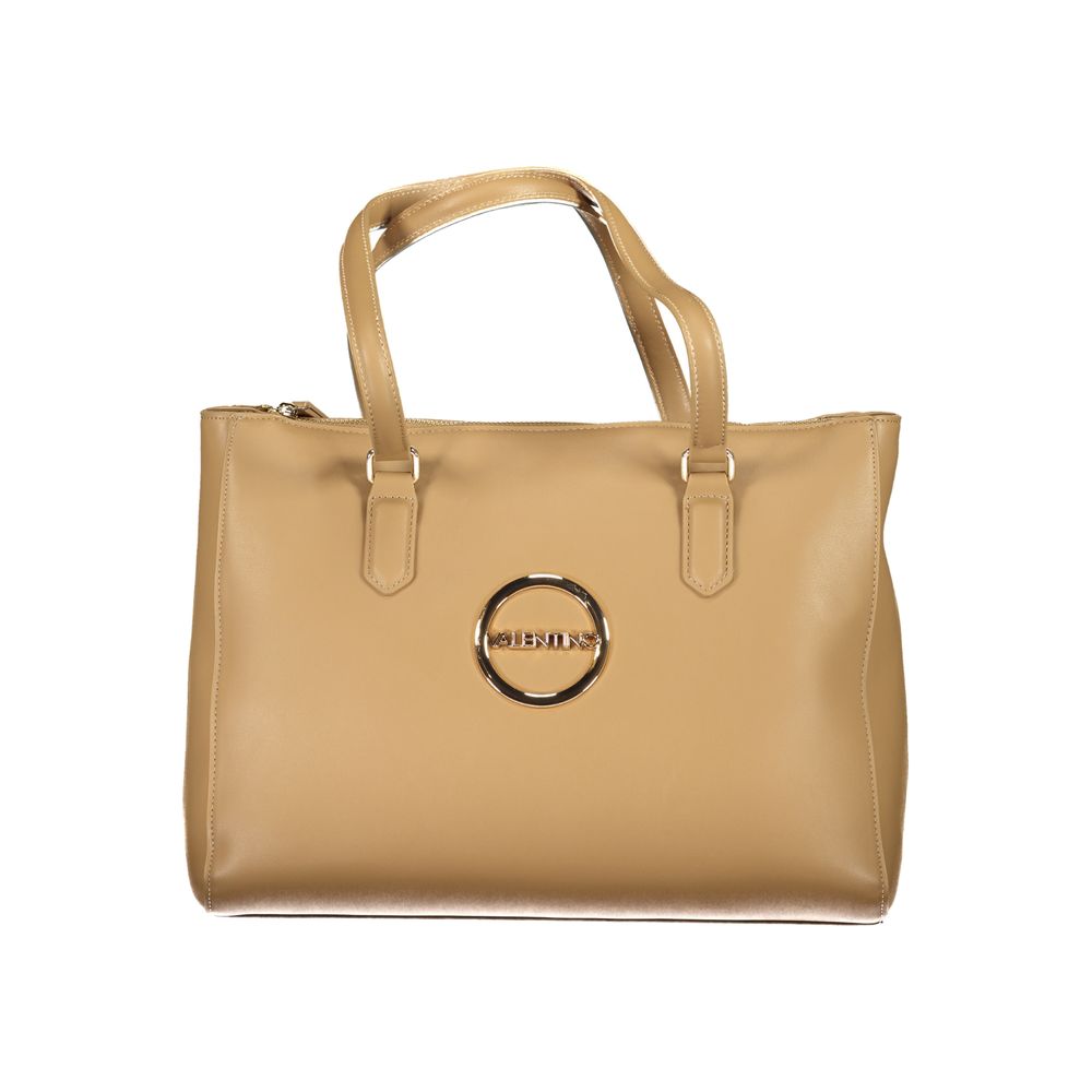 Mario Valentino Beige Polyurethane Women Handbag