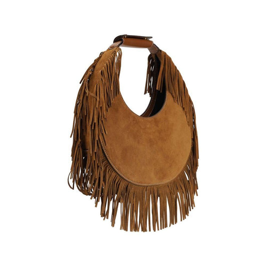 Staud Moon Shoulder Bag Staud Saddle Brown