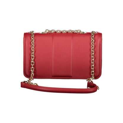 Mario Valentino Rosso Polyurethane Women Shoulder Bag