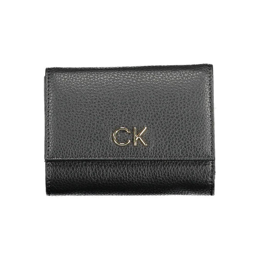 Calvin Klein Black Polyethylene Women Wallet Calvin Klein Dark Slate Gray