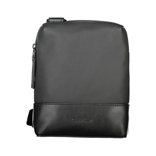 Calvin Klein Black Polyester Men Shoulder Bag