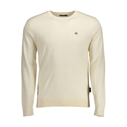 Napapijri Beige Cotton Men Sweater