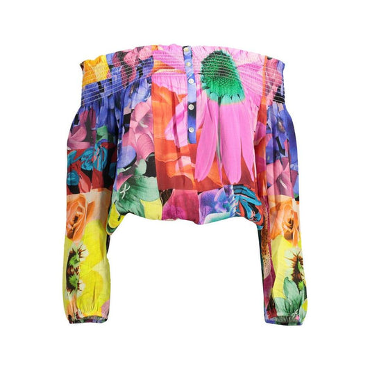 Desigual Pink Viscose Women Top