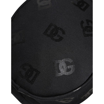 Dolce & Gabbana Black DG Monogram Polyester Jacquard Bucket Hat
