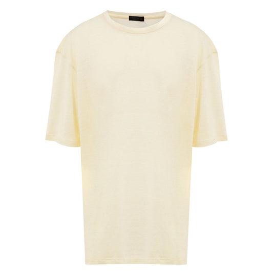 Corneliani Yellow Linen T-Shirt