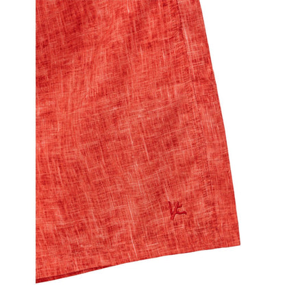 Isaia Red Polyester Swim Shorts