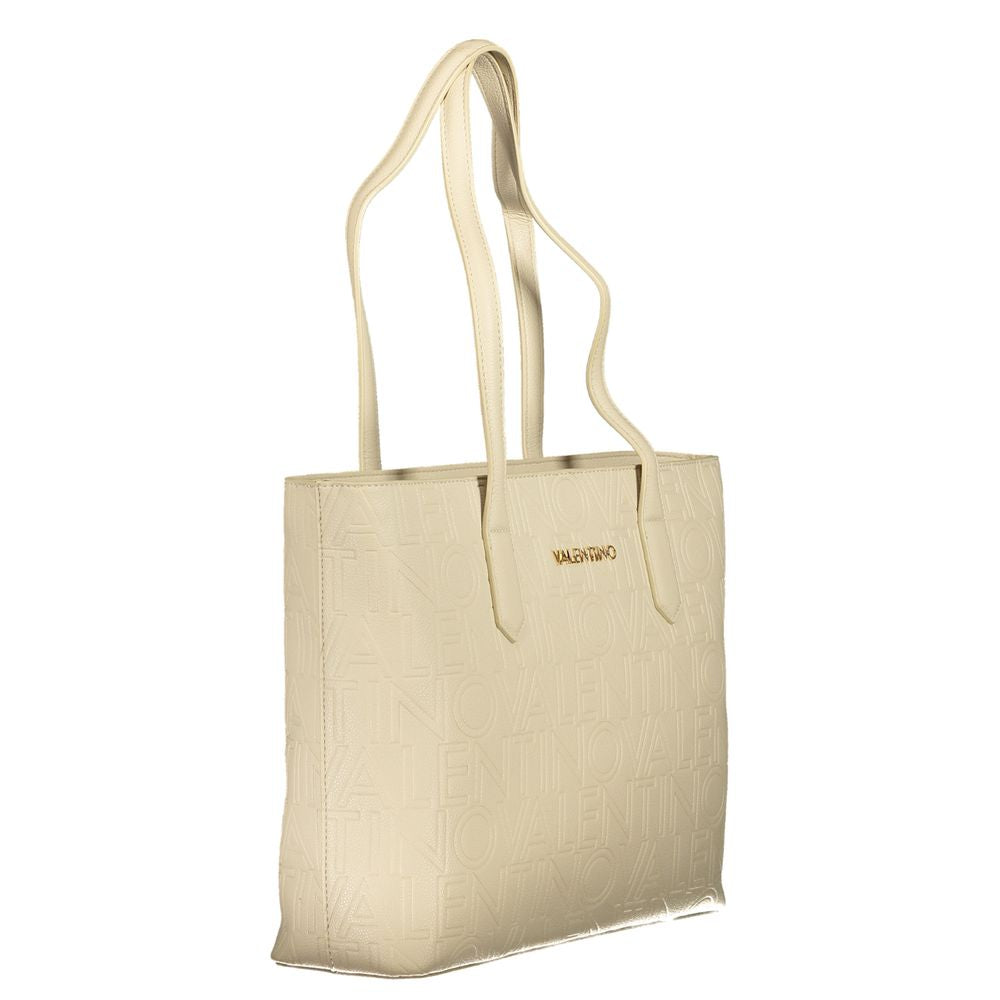 Mario Valentino Beige Polyurethane Women Handbag