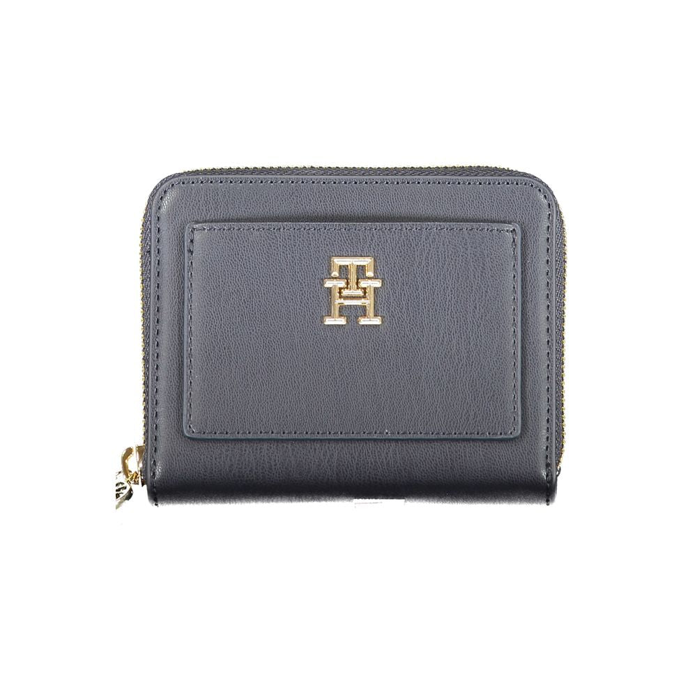 Tommy Hilfiger Blue Polyurethane Women Wallet