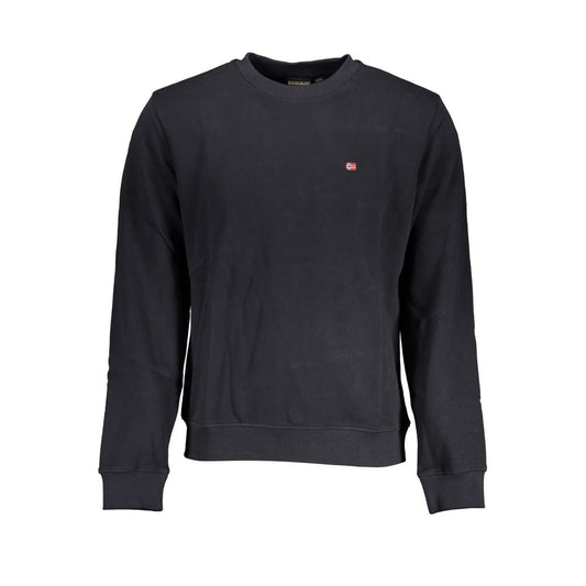 Napapijri Black Cotton Sweatshirt Napapijri