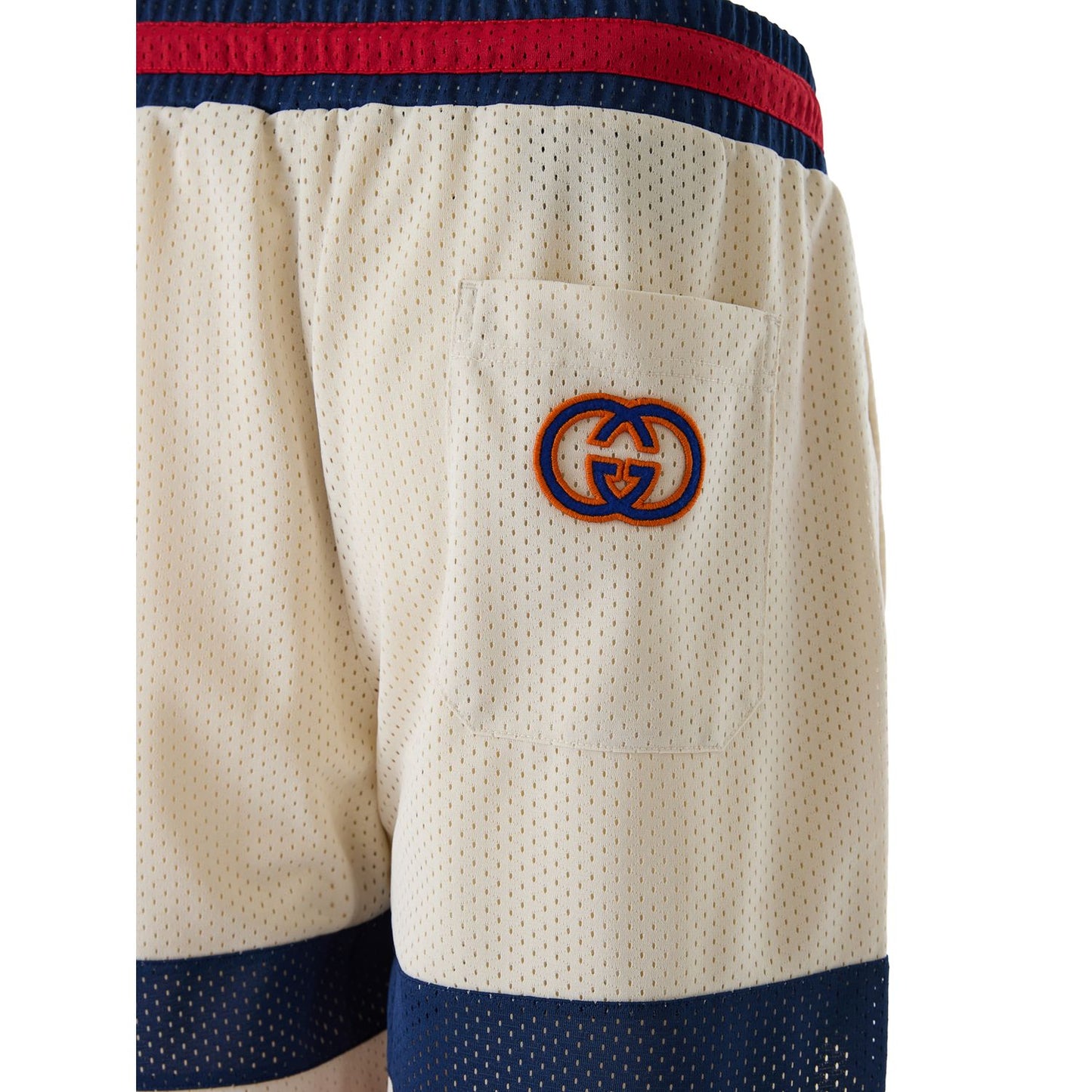Gucci Cream polyester Logo Shorts Gucci