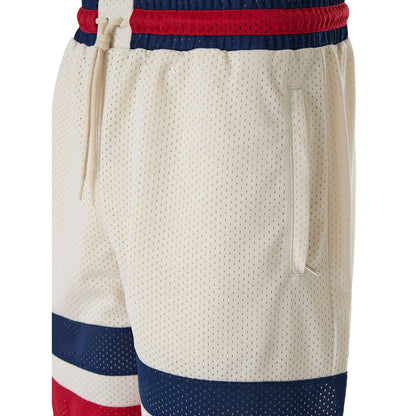 Gucci Cream polyester Logo Shorts Gucci