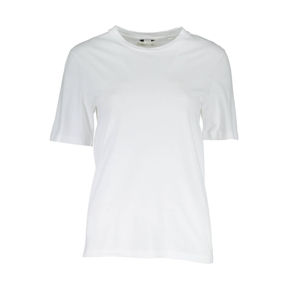 Gant Bianco Cotton Men T-Shirt