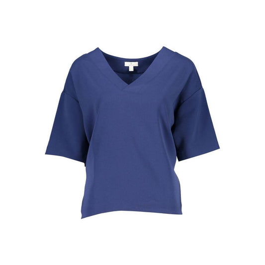 Gant Blue Cotton Women T-Shirt Gant