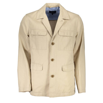 Gant Beige Cotton Men's Jacket Gant