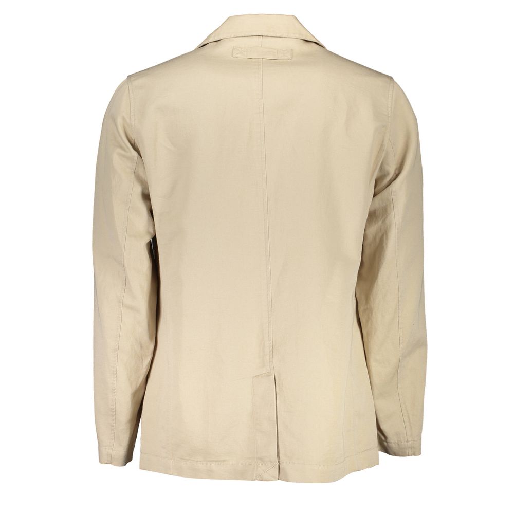 Gant Beige Cotton Men's Jacket Gant