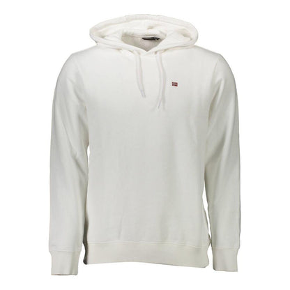 Napapijri White Cotton Men's Sweatshirt Napapijri
