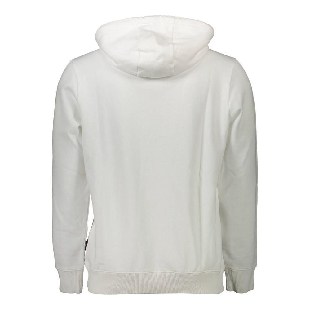 Napapijri White Cotton Men's Sweatshirt Napapijri
