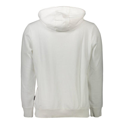 Napapijri White Cotton Men's Sweatshirt Napapijri
