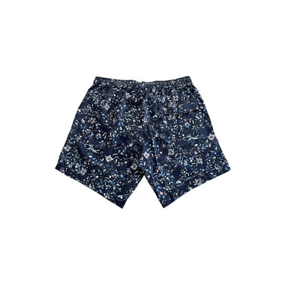 Trussardi Beachwear Blue Polyester Men Swim Short